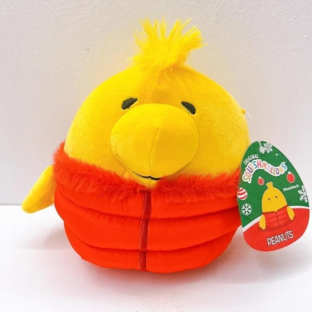 NEW Squishmallow By Kelly Toy Peanuts Snoopy & Woodstock 6.5